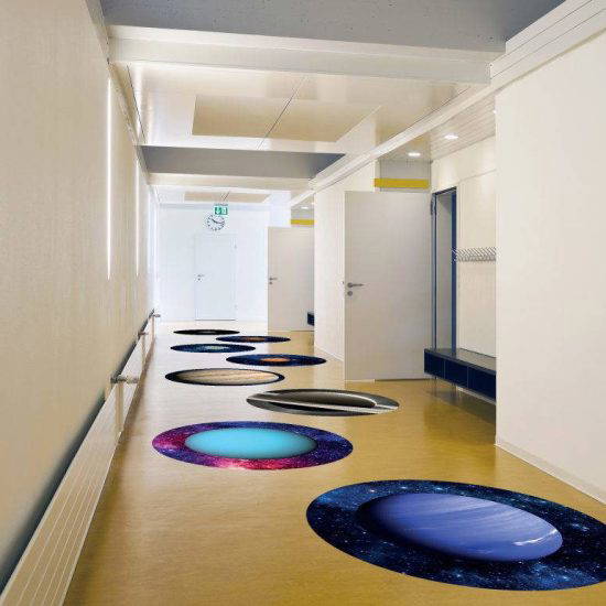 Planets Floor Stickers – Science Curriculum Wall Displays
