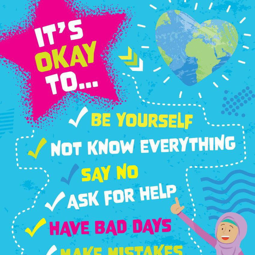 Its Ok to… Positive Piece of Wall Art Decor for Primary Schools