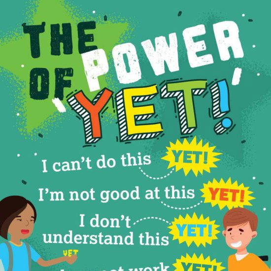 The Power of ‘Yet!’ for Primary School Wall Graphics