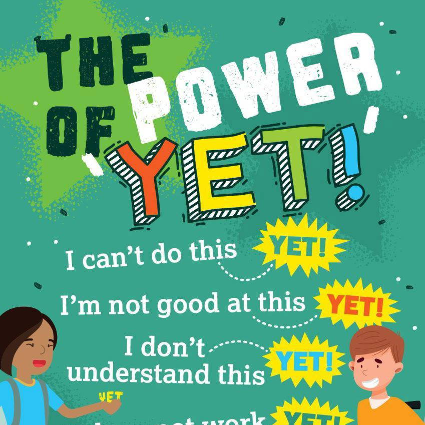 The Power of ‘Yet!’ for Primary School Wall Graphics