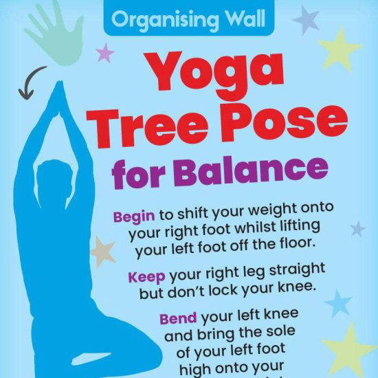 Sensory Circuit – Organising/Calming Wall – Yoga Tree Pose