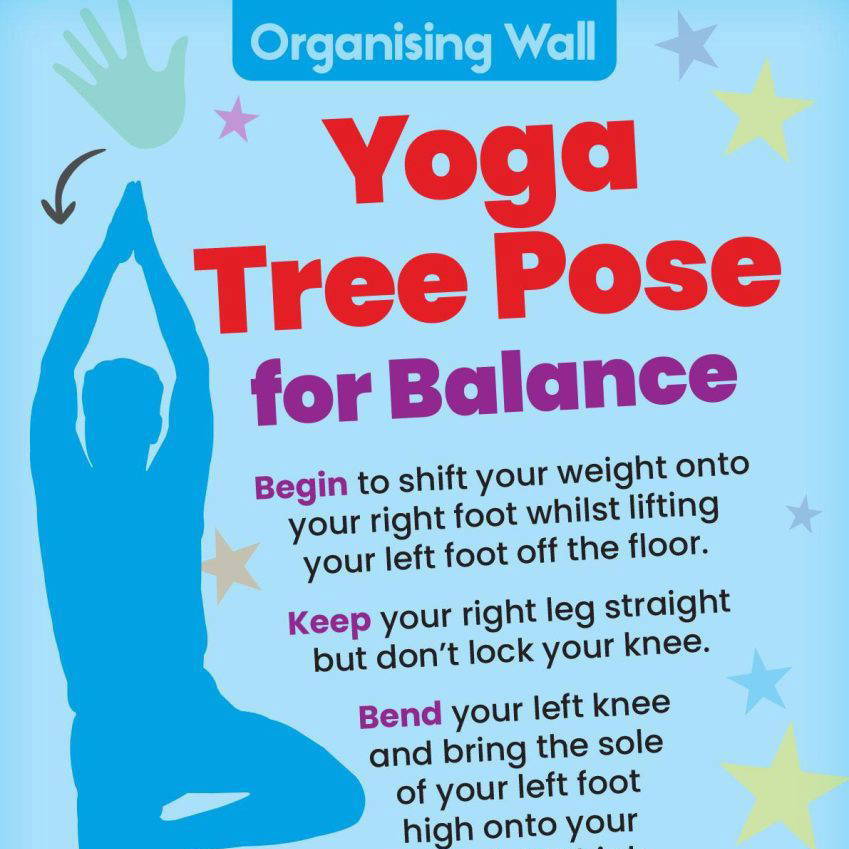 Sensory Circuit – Organising/Calming Wall – Yoga Tree Pose