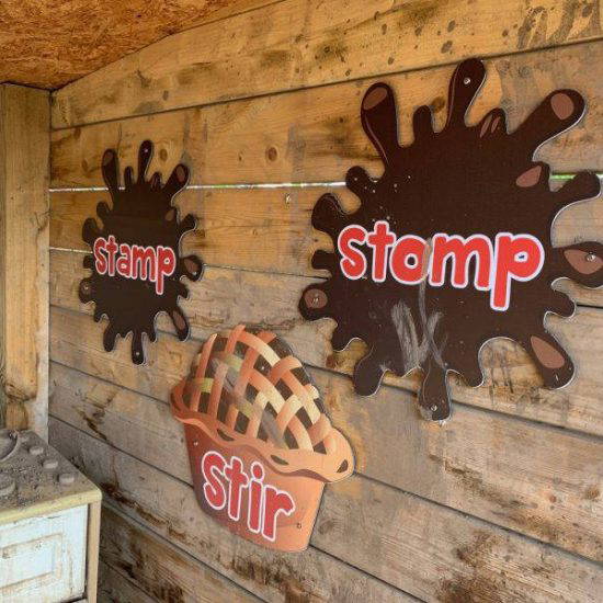 Playing In Mud – Cut Out Graphics for for Early Years Education