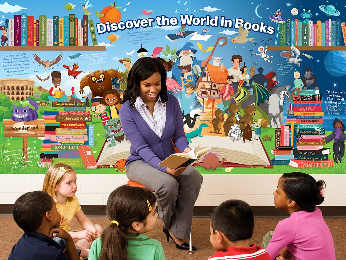 Discover The World – Favourite Book Characters Wall Displays