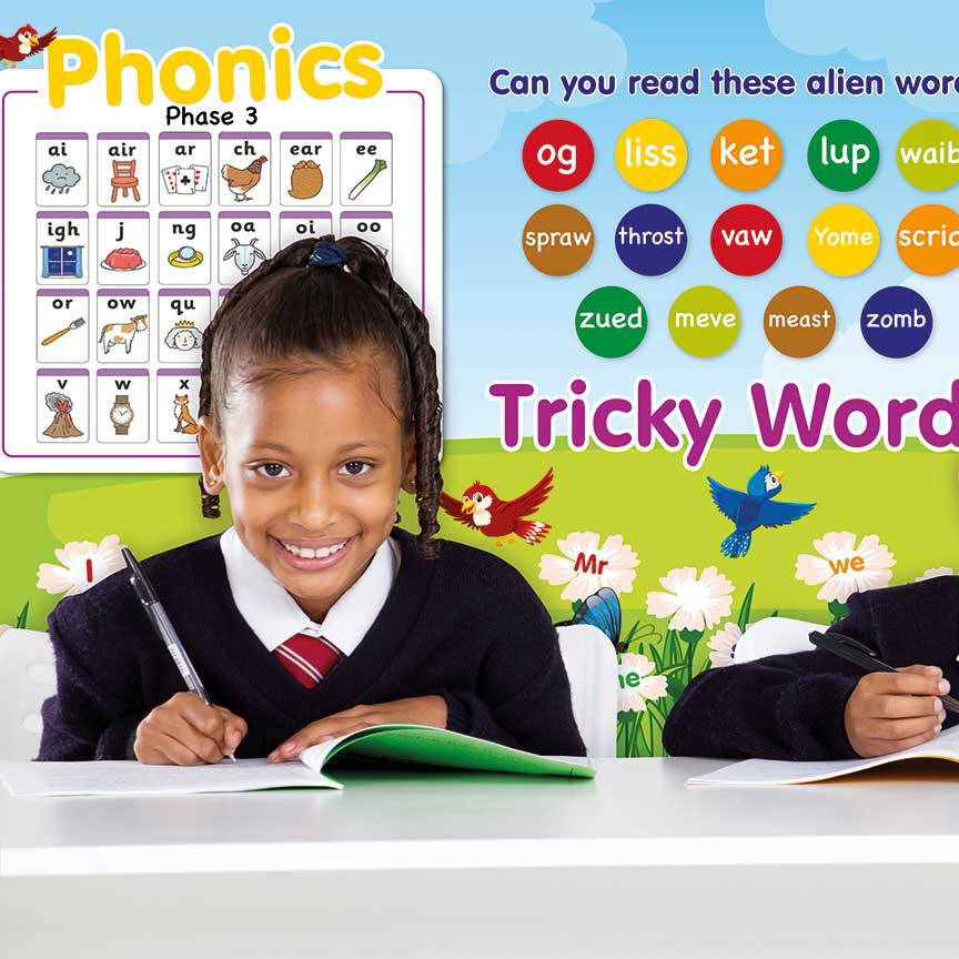 Phonics Educational Wall Display for Primary Schools