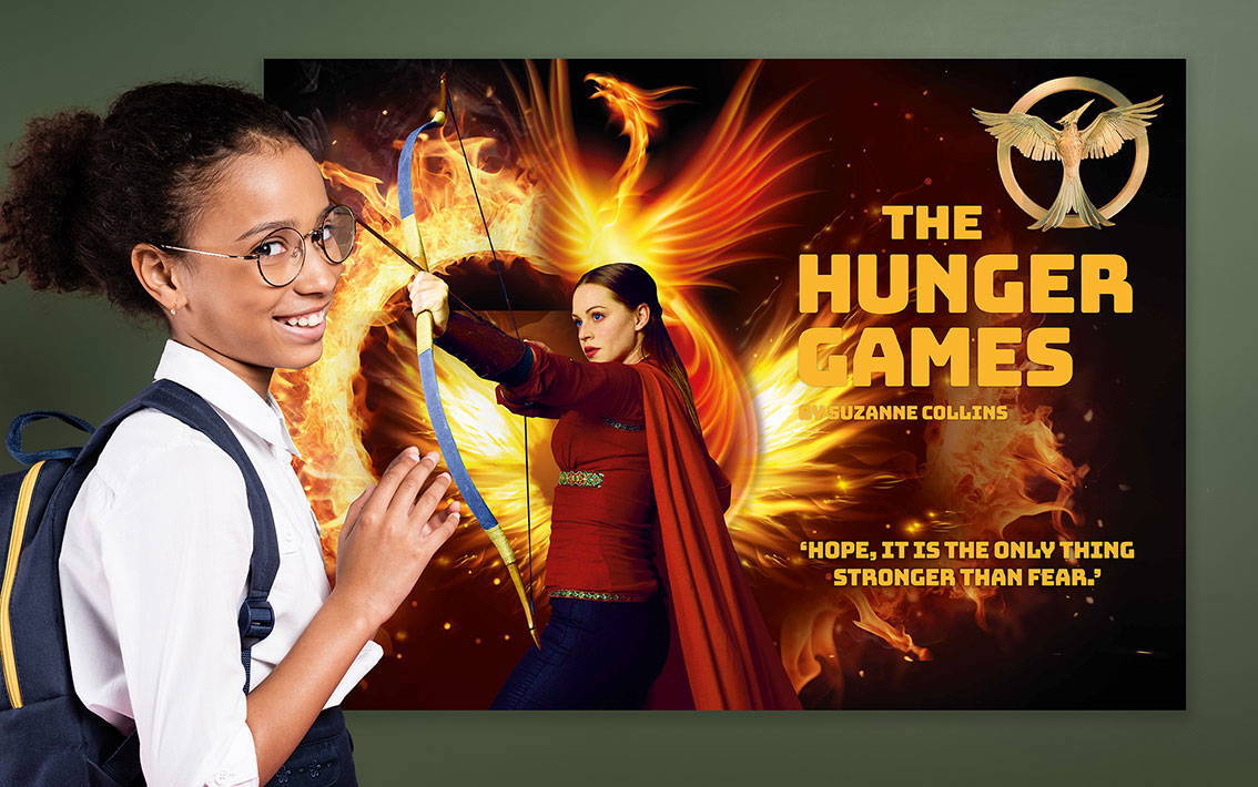 The Hunger Games English Literature - Wall Graphic for Secondary Schools