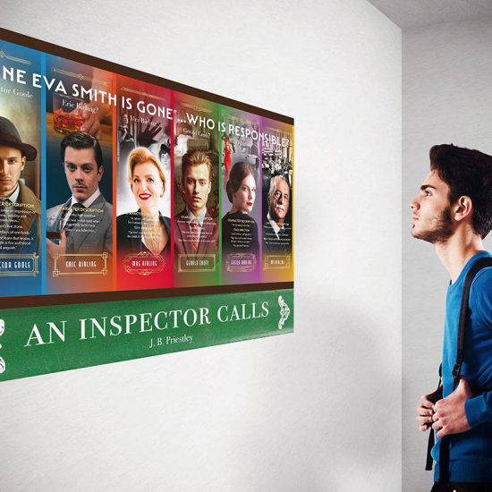 An Inspector Calls wall graphics