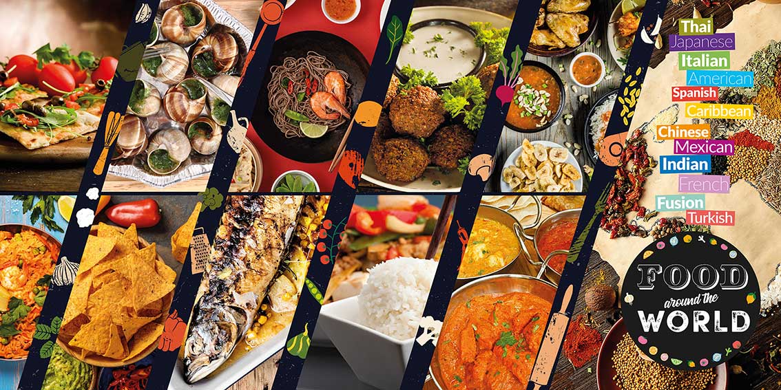 Food Around the World Wall Displays
