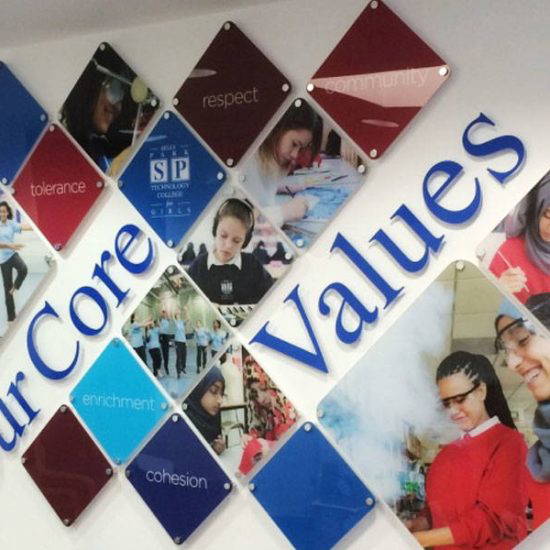 Core Values Wall Displays for Secondary Schools