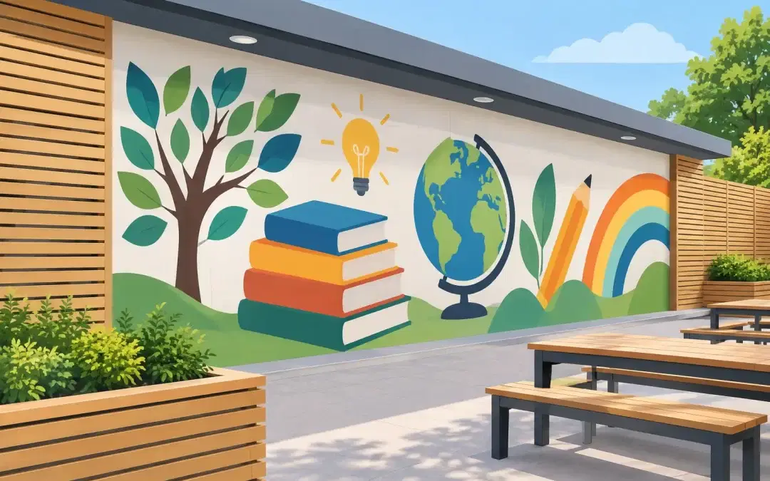 Custom School Wall Graphics That Teach Every Day