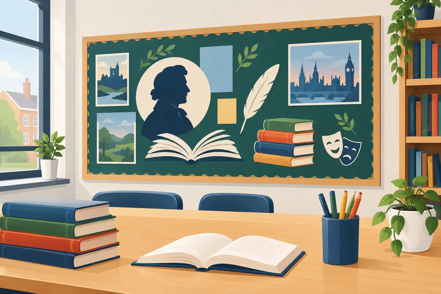 English Literature Classroom Displays That Teach