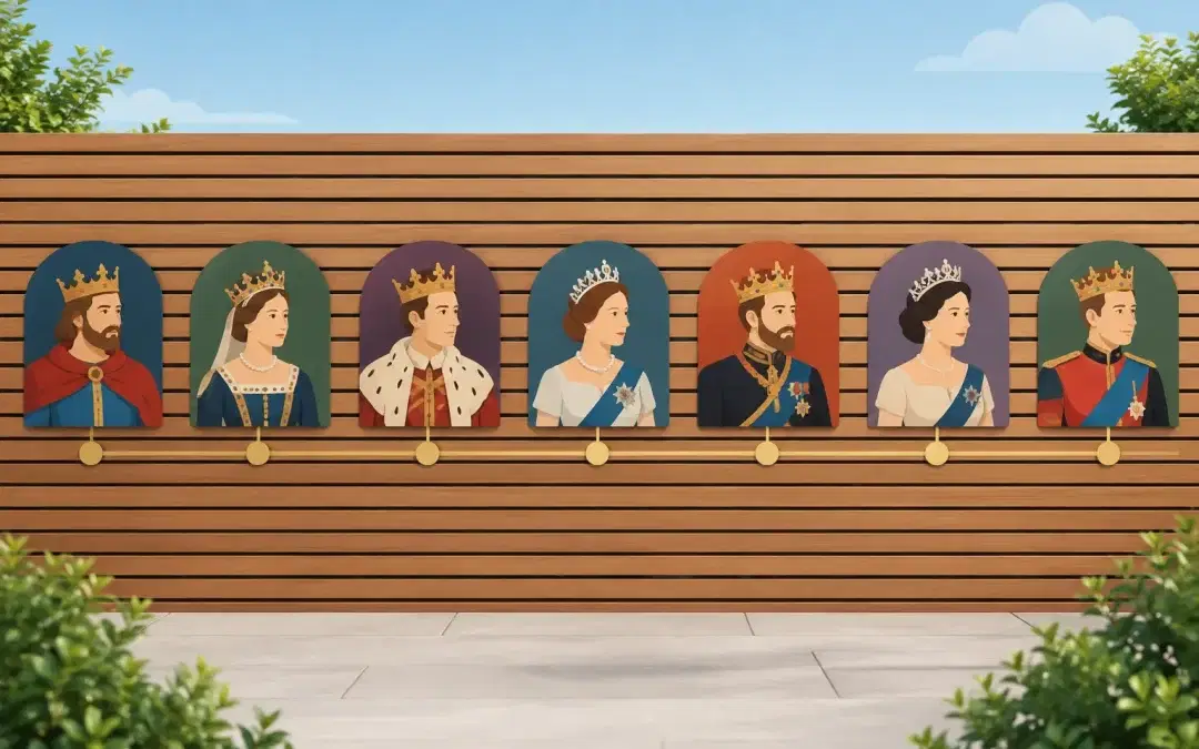 Kings and Queens Timeline Display for Schools