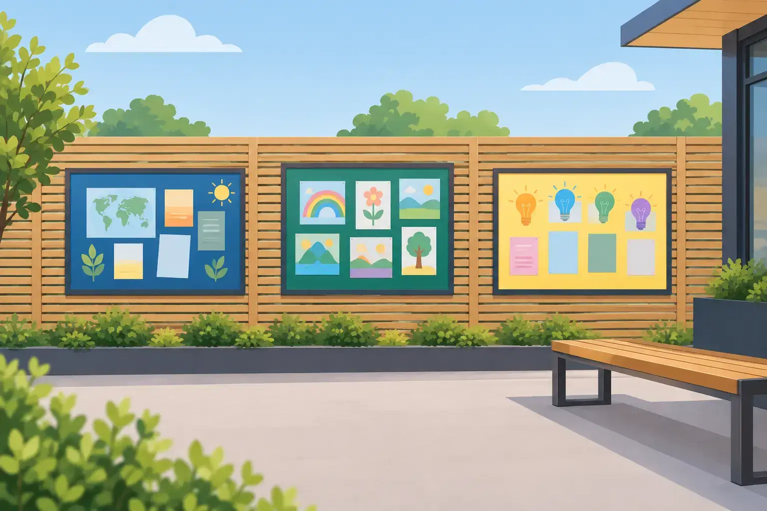 School Wall Displays That Keep Learning Visible