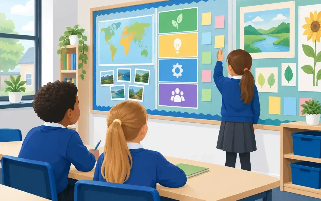 How to Plan Learning Walls Pupils Will Use