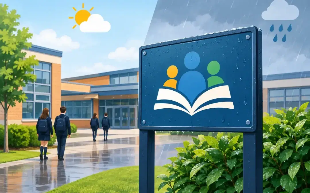 Weatherproof Signage Durability Review for Schools