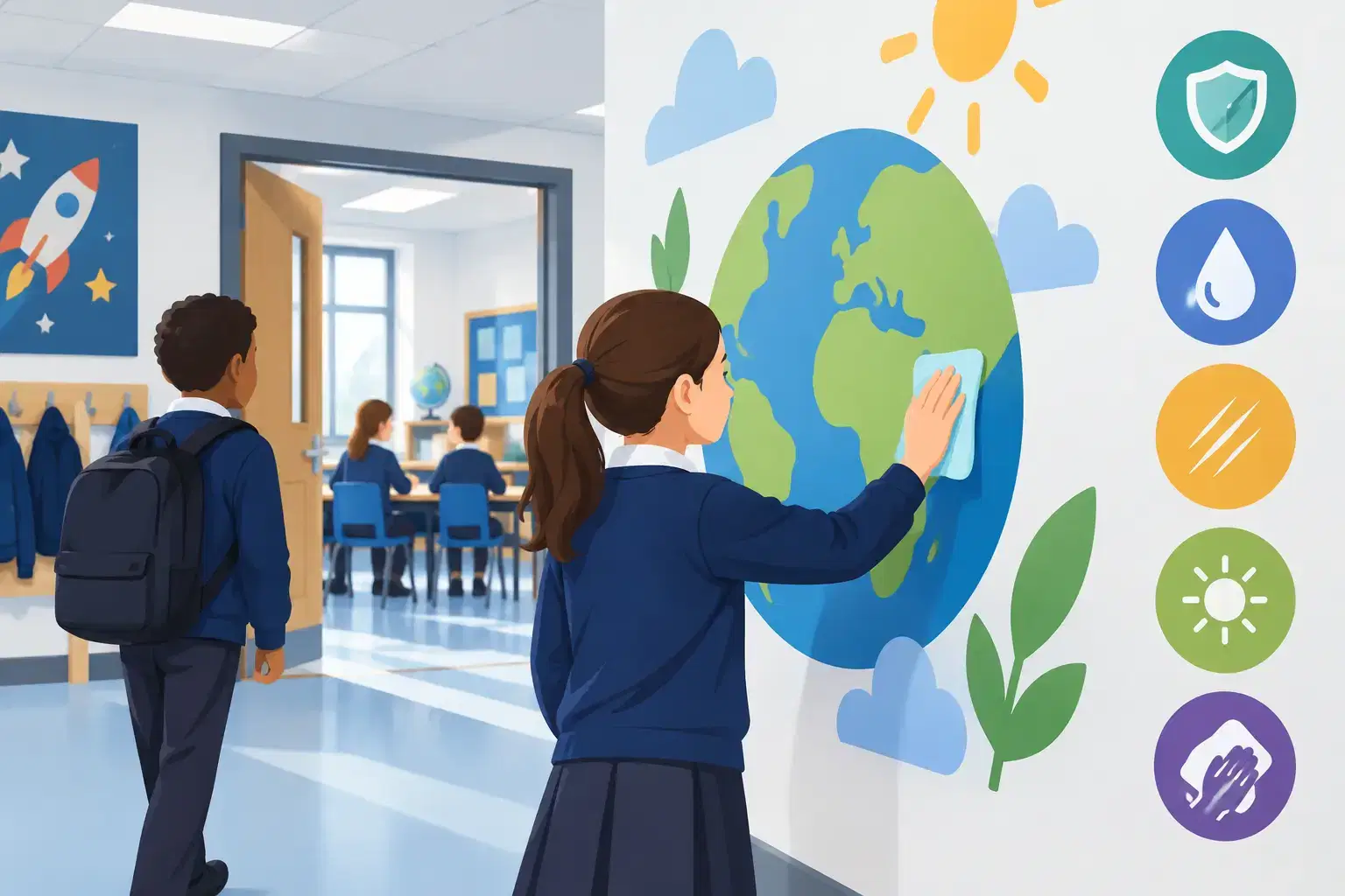 What Makes Graphics Durable in Busy Schools?